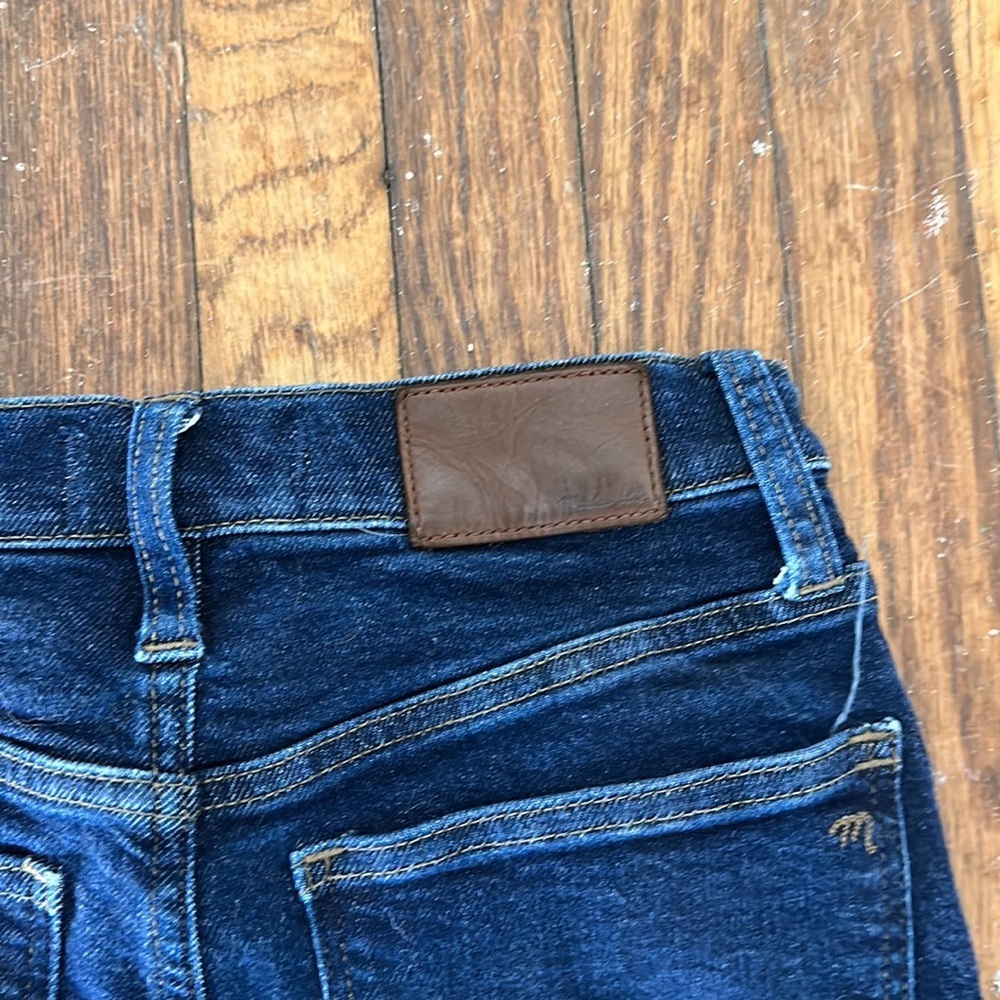 Sz 24 Madewell Mid Rise Skinny Jean dark wash - Picture 3 of 5